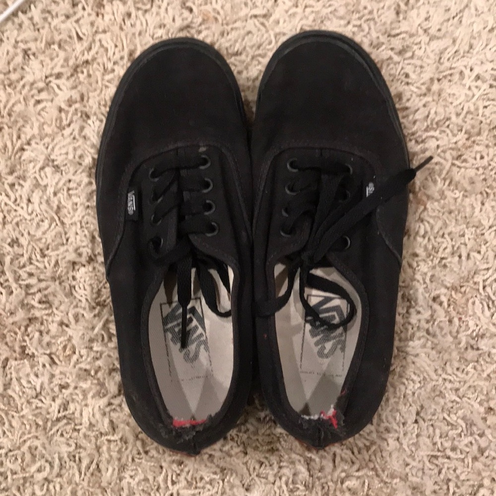 Vans all black 6.5